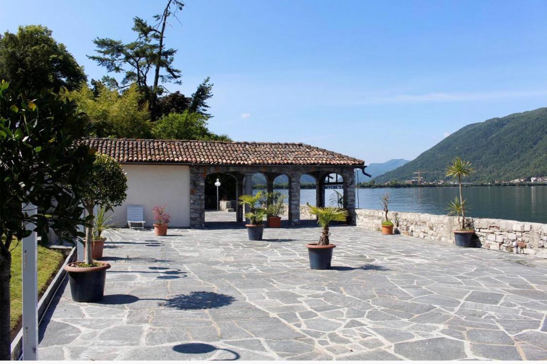 Holiday On The Lake Lugano 6 Bissone Exterior photo